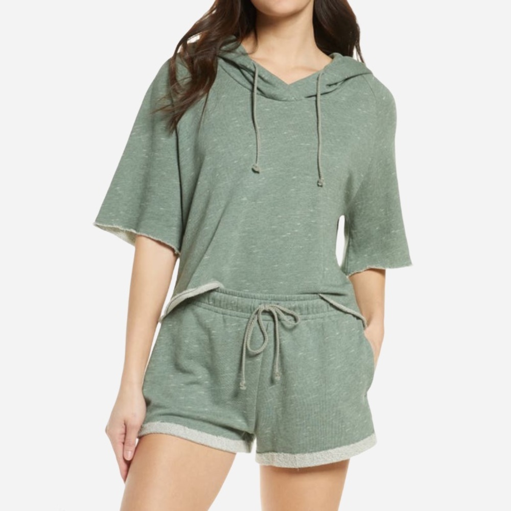 🌸New🌸 Honeydew Mornin Gear Cutoff Hoodie S & M